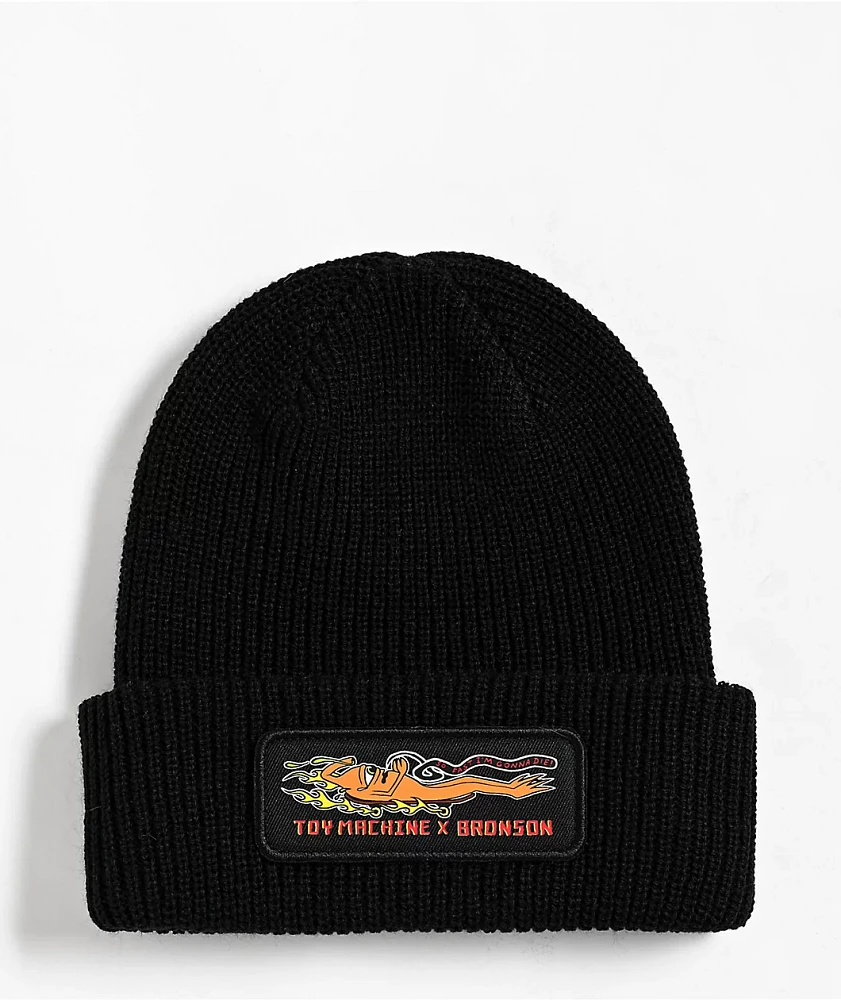 Bronson x Toy Machine Black Beanie