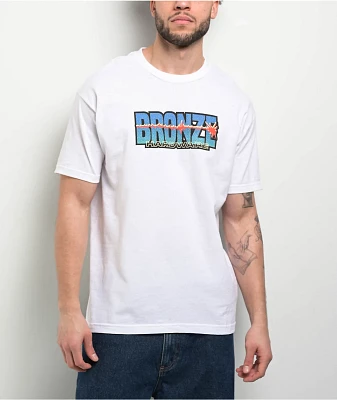 Bronze 56K EKG White T-Shirt