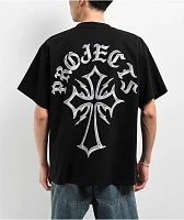 Brooklyn Projects Chromed Cross Black Wash T-Shirt