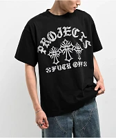 Brooklyn Projects Chromed Cross Black Wash T-Shirt