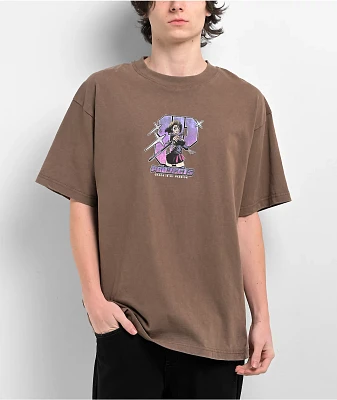 Brooklyn Projects Hands Up Brown T-Shirt