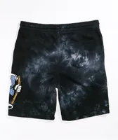 Brooklyn Projects Paradise Lost Black Tie Dye Sweat Shorts