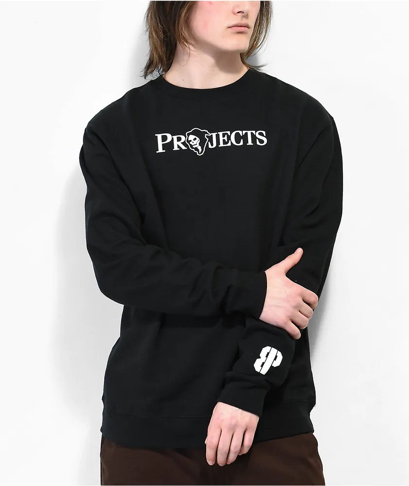 Brooklyn Projects Reaper Black Crewneck Sweatshirt