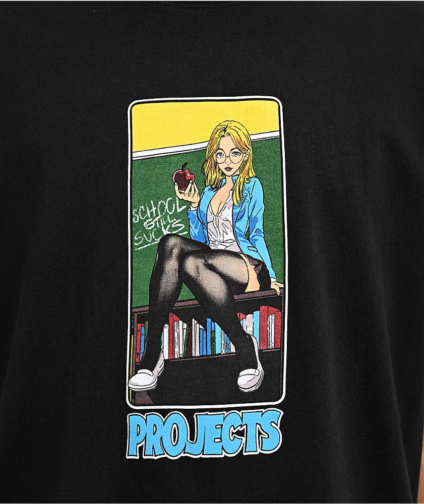 Brooklyn Projects School Still Sucks Black T-Shirt