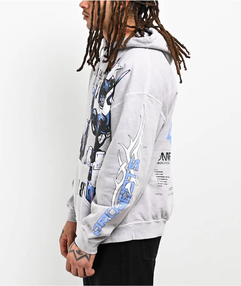 Brooklyn Projects x Linkin Park Bot Cement Hoodie