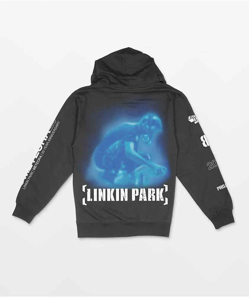 Brooklyn Projects x Linkin Park Overspray Black Wash Zip Hoodie