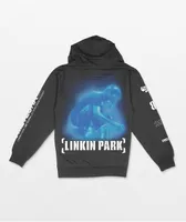 Brooklyn Projects x Linkin Park Overspray Black Wash Zip Hoodie