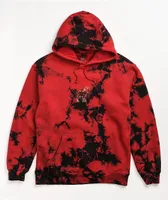 Brooklyn Projects x Slipknot Goat Red & Black Tie Dye Hoodie