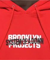 Brooklyn Projects x System Of A Down Crew Red Hoodie