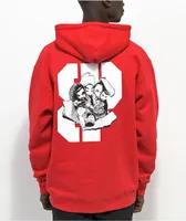 Brooklyn Projects x System Of A Down Crew Red Hoodie