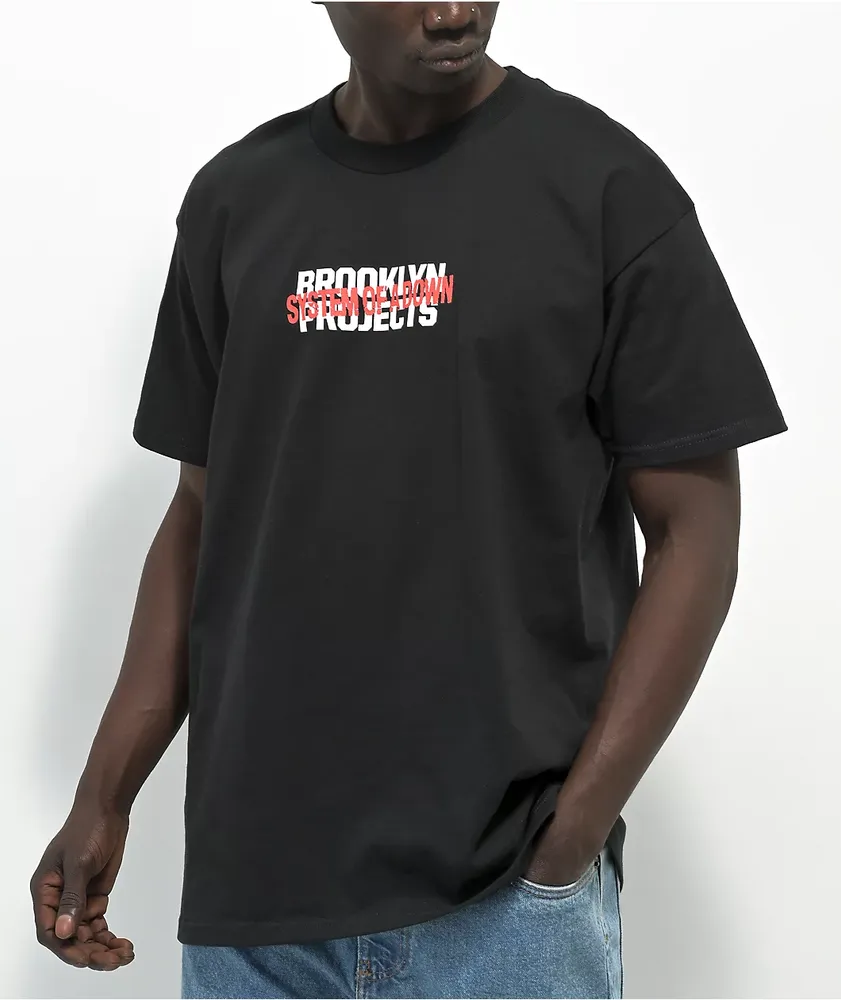 Brooklyn Projects x System of a Down Crew Black T-Shirt