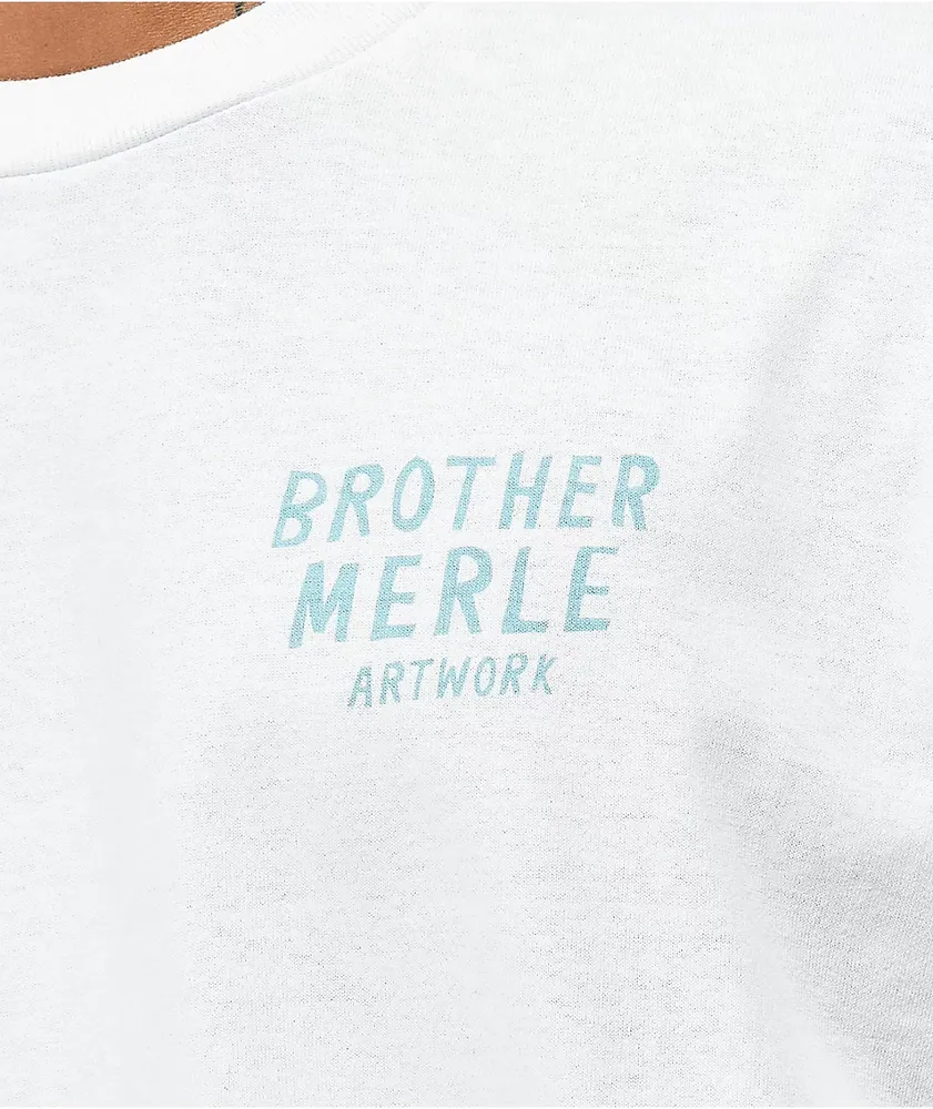 Brother Merle Peace & TP White T-Shirt