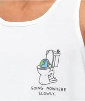 Brother Merle Toilet World White Tank Top