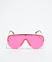 Bubble Gum Hot Pink Sunglasses