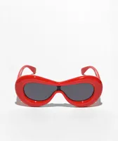 Bubble Shield Red Sunglasses