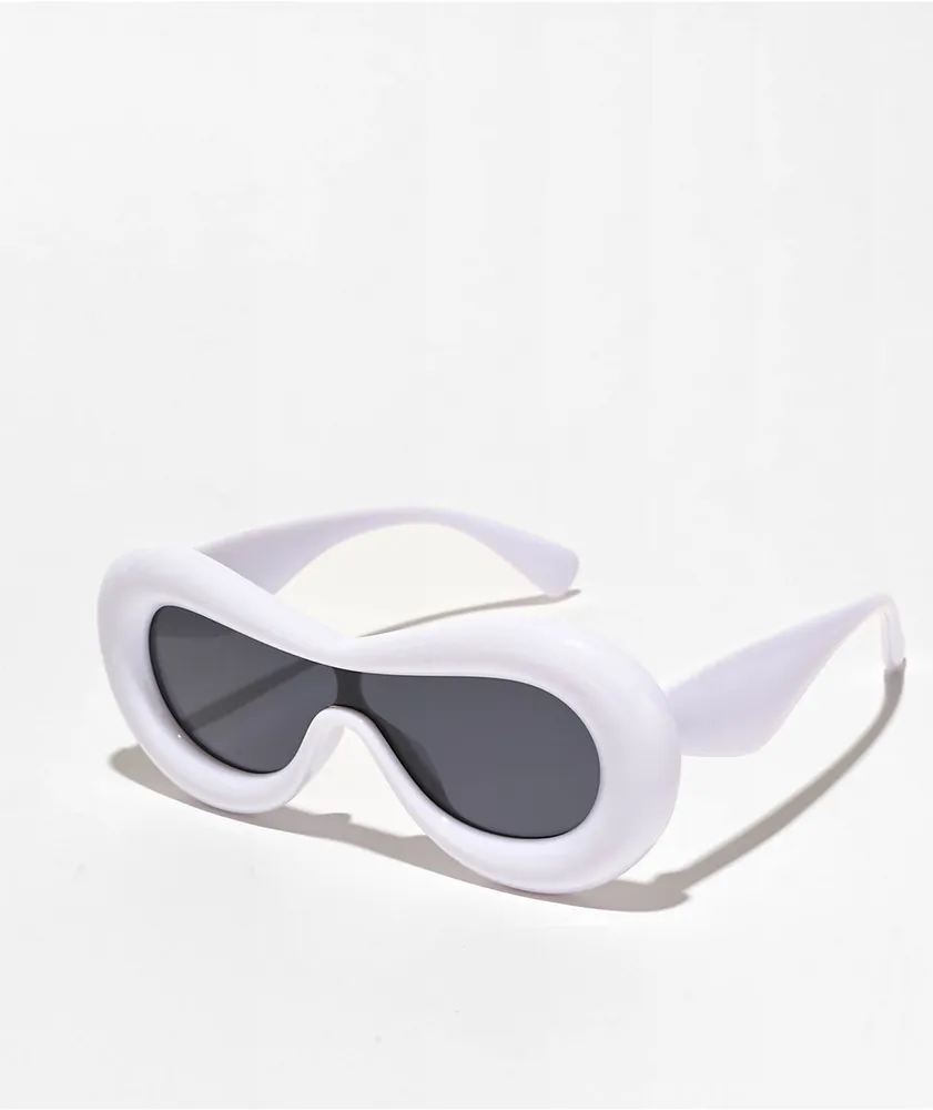 Walter Van Beirendonck Sunglasses Special Shield Clear and Grey WVB6C2 –  Watches & Crystals