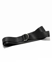 Buckle Down Black D-Ring Belt