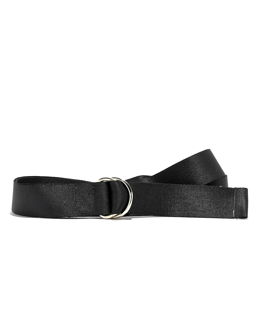 Buckle Down Black D-Ring Belt