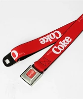 Buckle Down x Coca-Cola Enjoy Coke Red Seatbelt Belt