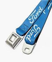 Buckle Down x Ford Starburst Blue Seatbelt Belt