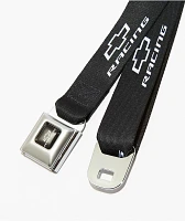 Buckle Down x GM General Motors Chevy Bowtie Racing Logo Black Web Belt