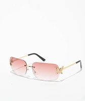 Butterfly Brown Sunglasses