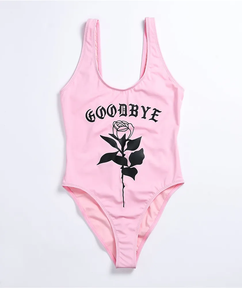 By Samii Ryan Goodbye Rose Pink One Piece Swimsuit