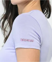 By Samii Ryan Rock Of Luv Lavender Crop T-Shirt