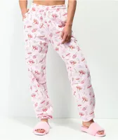 By Samii Ryan Shrooms All Over Print Pink Sweatpants