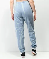 By Samii Ryan Smiley Feel Good Blue Tie Dye Sweatpants