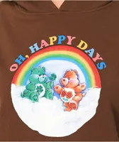 By Samii Ryan x Care Bears Happy Days Brown Hoodie