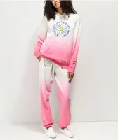 By Samii Ryan x Smiley Kind People Pink Dip Dye Hoodie