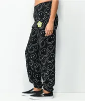 By Samii Ryan x Smiley Universe Black Sweatpants