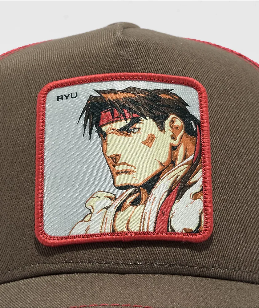 CAPSLAB x Street Fighter Ryu Red Trucker Hat