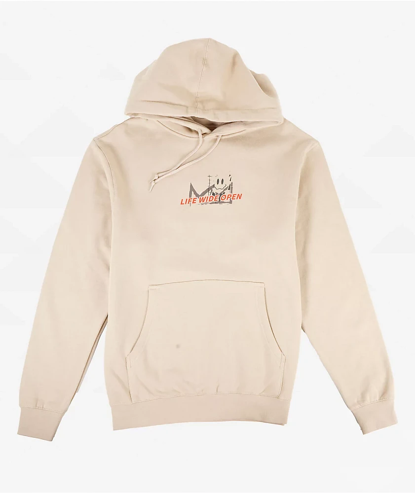 CBoysTV Checker Smile Sand Hoodie