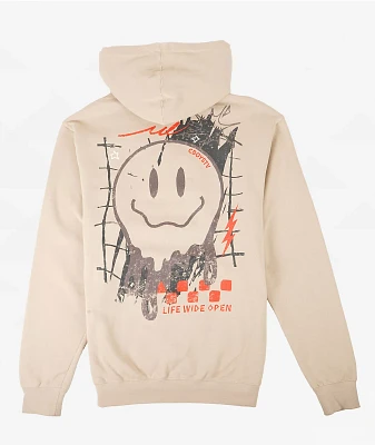 CBoysTV Checker Smile Sand Hoodie