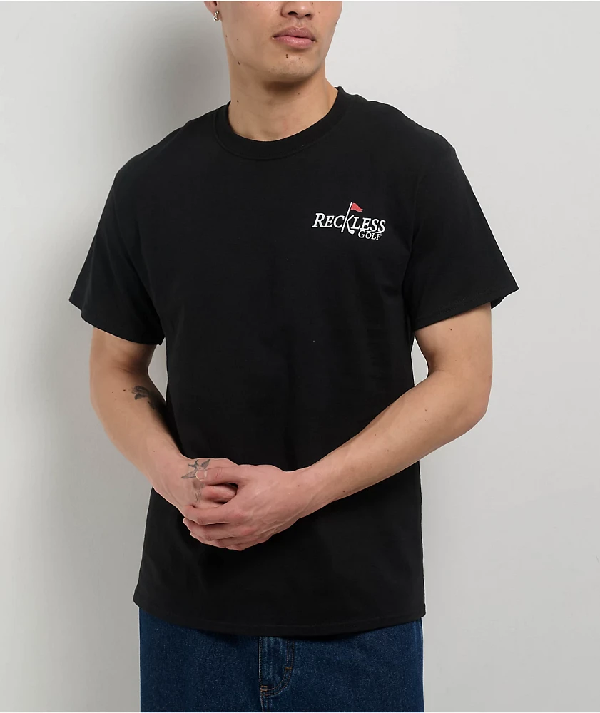 CBoysTV Reckless Golf Black T-Shirt