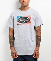 CBoysTV Stars & Bars Grey T-Shirt