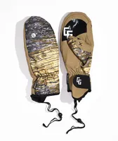 CG Habitats Park Brown Camo 15K Snowboard Mittens