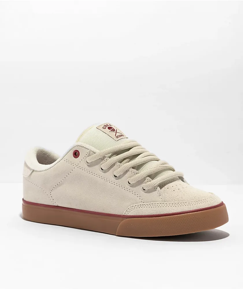 CIRCA Lopez 50 Pro Pristine White, Red & Gum Skate Shoes