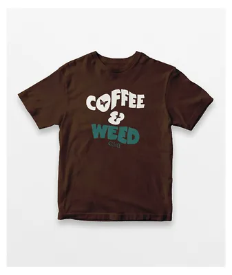 CLSICS Coffee & Weed Brown T-Shirt