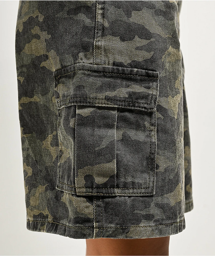 Cali 1850 Angel Kiss Slouchy Camo Cargo Shorts