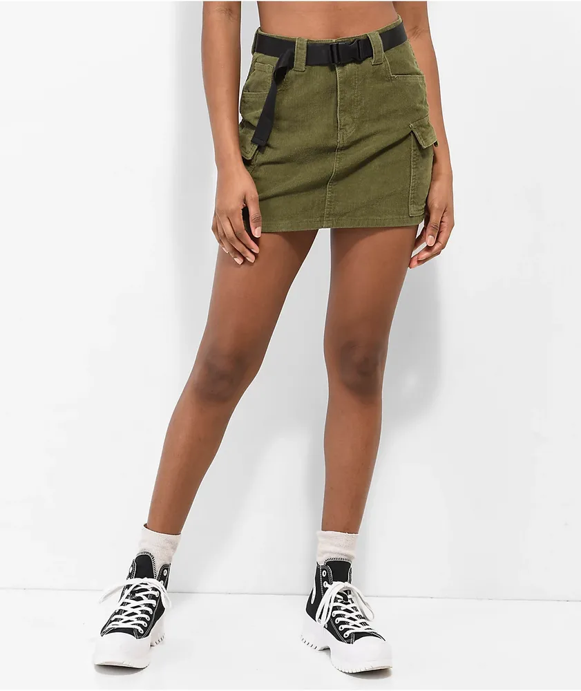 AE High-Waisted Corduroy Mini Skirt