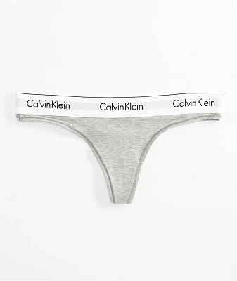 Calvin Klein Core Grey Thong Underwear