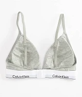 Calvin Klein Core Grey Triangle Bra