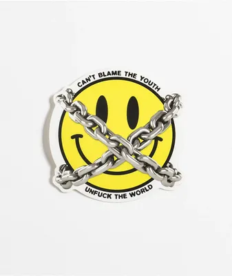Can't Blame The Youth Chained Sticker