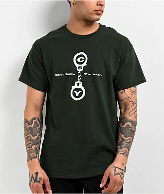 Can't Blame The Youth My Rights Olive T-Shirt