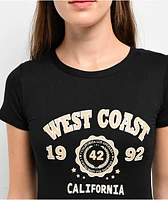 Capella West Coast Black Crop T-Shirt