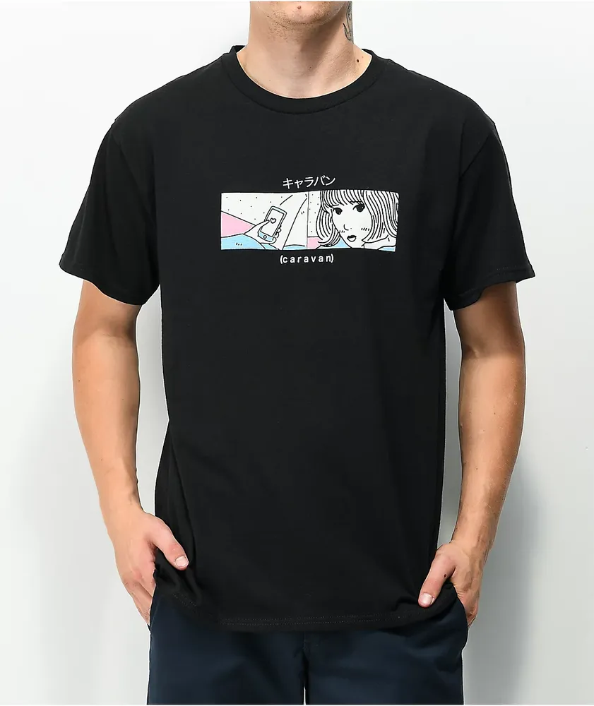 Caravan Kawaii Black T-Shirt