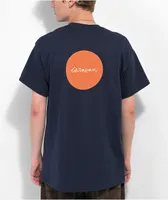 Caravan Stamp Navy Blue T-Shirt